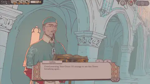 Sovereign Tower faction satisfaction meters — Merchants Scholars Nobles People