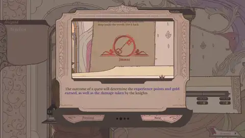 Sovereign Tower Quest outcome — Critical Success affinity and XP feedback
